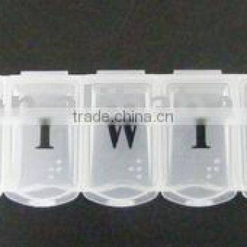 seven days plastic pill box