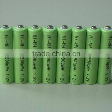 NI MH AAA 900mah rechargeable battery 1.2v