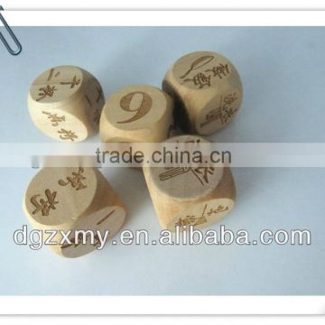 Professional Factory Multi Colors and Sizes Wood Dice