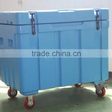 310Liter sky blue dry ice preservation box for storage and transport dry ice for dry ice plant