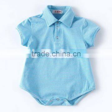 High quality wholesale striped infant romper organic baby onesi