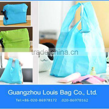 190T polyester shopping bag,folding style