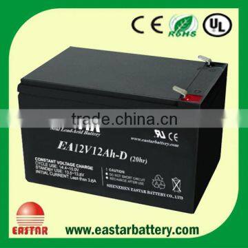 Motive power 6-dzm-12 12v 12ah batteries for electric bike