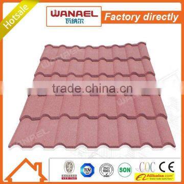 1340*420mm terracotta red roof tile /flat concrete roof tile/synthetic roof tile