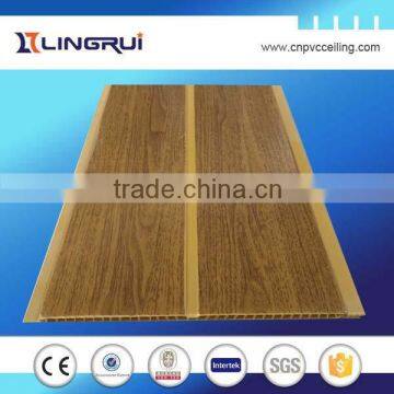 Building Materials Supplies Interior Wood Partition Wall Ceiling Tile Clips Pvc Panel Ceiling for Interior Decor