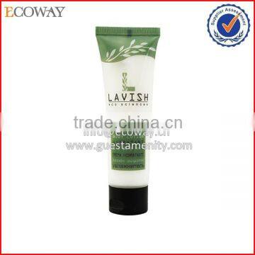 Disposable tube packaging with black screw cap