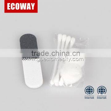 Hotel Vanity Bag Mini Cotton Swab Custom Nail Files Vanity Box Kit photo-2