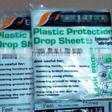 cheap plastic drop sheet made in china