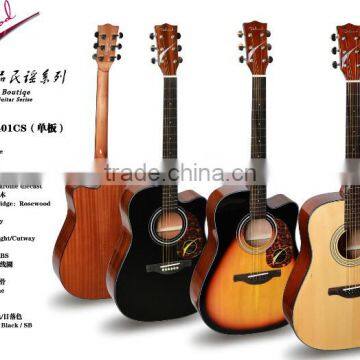 40" 41" Acoustic guitar Solid Spruce Wood China guitar factory support Wholesale & OEM Custom LOGO