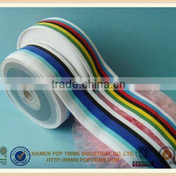 2014 new design different color jacquard elastic