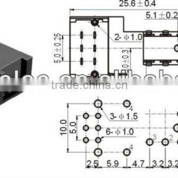 3.5mm ear phone socket