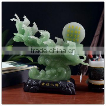 Resin Jade Chinese luckly horse ,Fengshui Horse ,Money horse