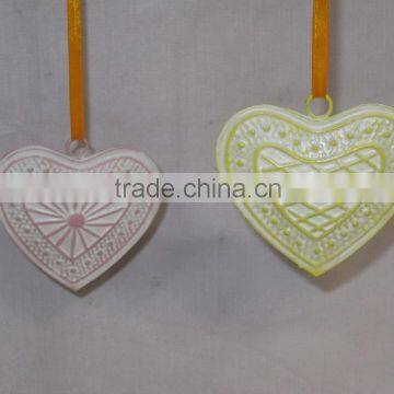 Hard Metal Hanging Heart