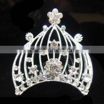rhinestone tiara combs