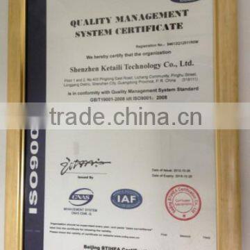 Quality Management System Certificate