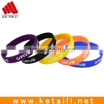 Best selling products smart cheap silicone slap bracelet, personalized custom silicone bracelets