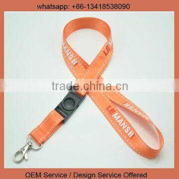 Personalized lanyards polyester Material high quality lanyard