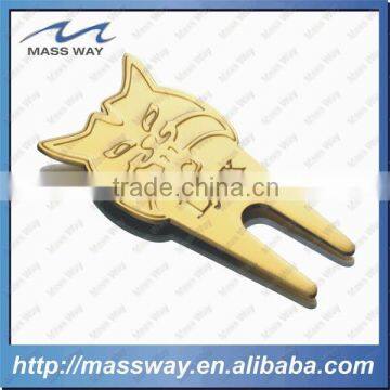 personalized fashion custom owl shape metal gold repair golf divot tools