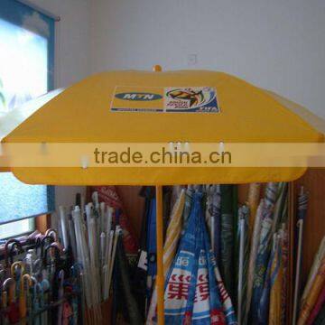 vinyl pvc fabric aluminum pole promotional umbrella advertising umbrella