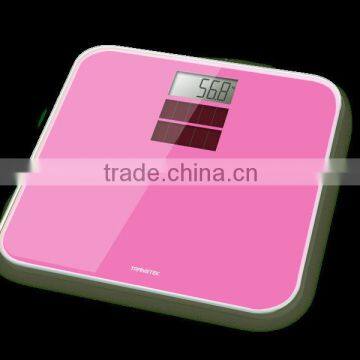 Glass Solar Bathroom Scale