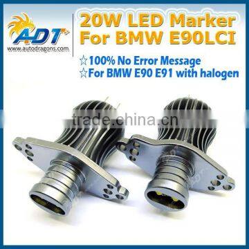 ADT factory 20W USA CR LED Angel Eyes Marker, High power 20W USA CR E90LCI angel eye headlight