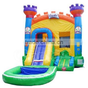 Enchanted Inflatable Bouncy Castle with Slide and Pool