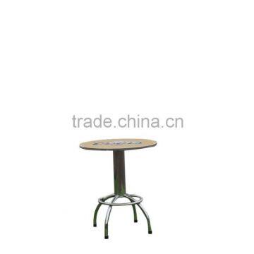 Wholesale Design Round Bar Table with Footrest