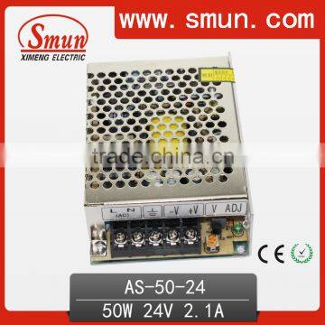 50W 24V Small Volume Single Output Switching Power Supply AS-50-24