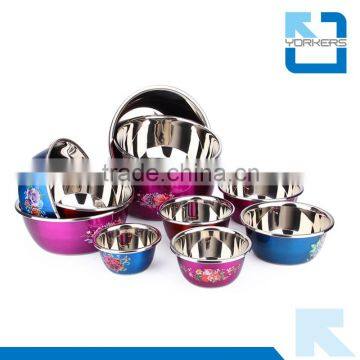 201 Stainless Steel Gorgeous and Printed Mixing Bowls & Soup Plates photo-2