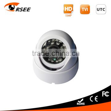 1.0MP night vision plastic dome camera tvi