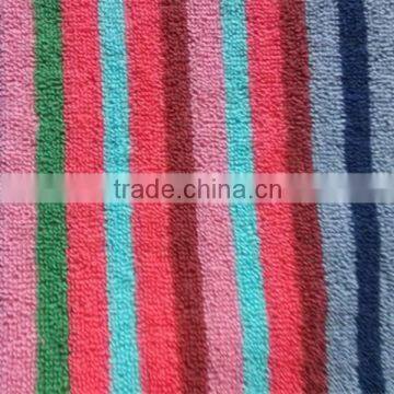 JINMU Textiles Colorful Yarn Dyed CVC Polyester Cotton Terry Towel Fabric photo-2