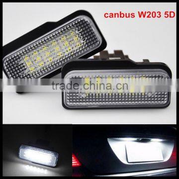 Error free canbus car led number license plate light lamp for mercedes ben z W203 5D W211 W219 R171