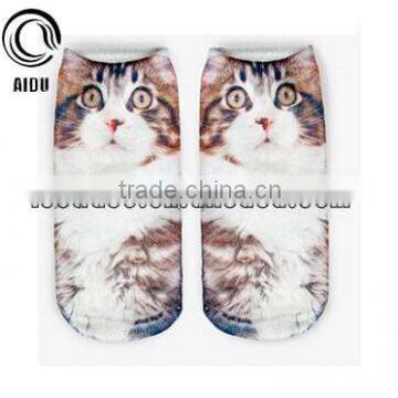 No Show Custom Sublimation Photo Print Socks photo-5