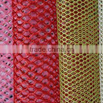 warp knit 100% polyester hat lining cover mesh fabric