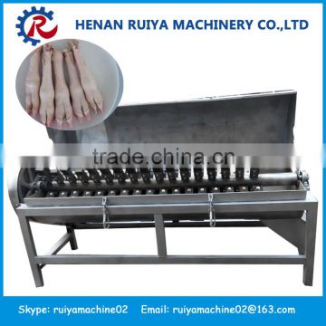 Good Feedback Cattle foot dehairing machine | Cow Feet dehairing machine