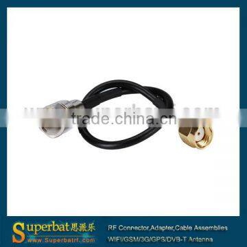 RG174 connectors cable assemblies15CM FME male to RP-SMA male pigtail cable