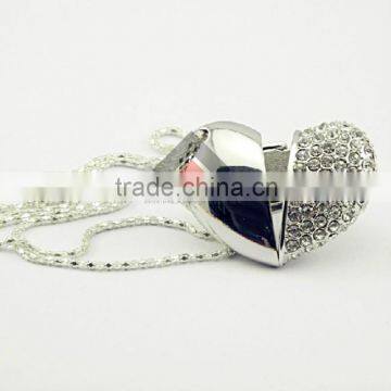 4GB 8GB White Heart Shape USB Flash Drive