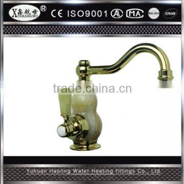 Unique Style Antique Faucet Bronze Brass Basin Sink Mixer Hot and Cold Water Taps Single Handle Single Hole Faucet photo-4
