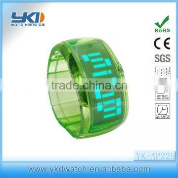 Glow Bracelet Binary Led digital wrist watch for sapphirc