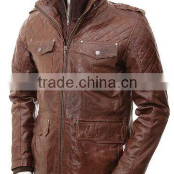 Latest design leather jacket,fashion leather jacket,men pu jacket