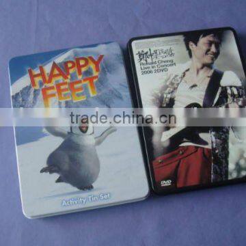 Large Container Tin Cd/dvd Case