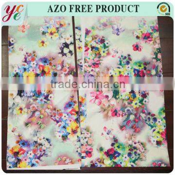 Printed fabric polyester scuba