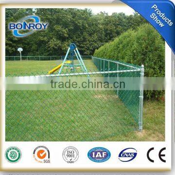 Galvanized chain link fence mesh