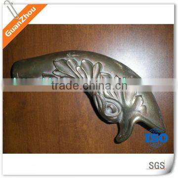 cast aluminum parts art and craft snake statue