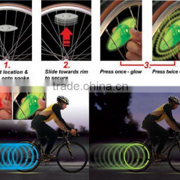 Wholesale bicycle wheel light / glowing wheel lights / Wheel Safety Light