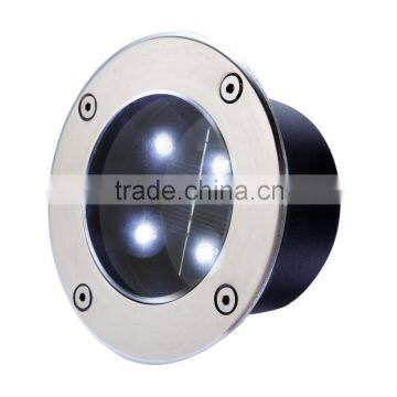 High Power LED Tempered Glass Led Solar Underground Lights photo-4