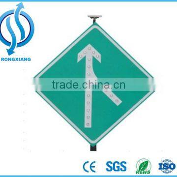 Aluminium LED Flashing Alto Solar Road Traffic Sign/Solar Panels Informative Traffic Sign photo-4