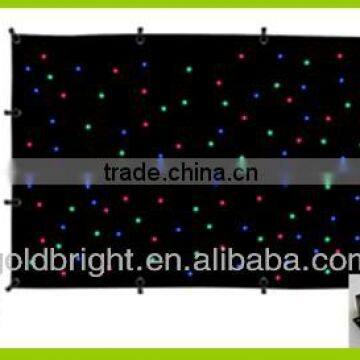 Popular led lighting 2*3m 108pcs RGB MIXED leds Battery LED starcloth curtain led backdrop