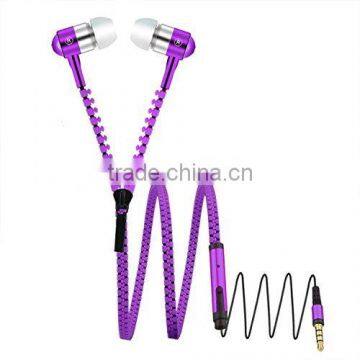 Zipper Style Tangle Free Earphones Headphones For Mobile Phone                        
                                                                Most Popular