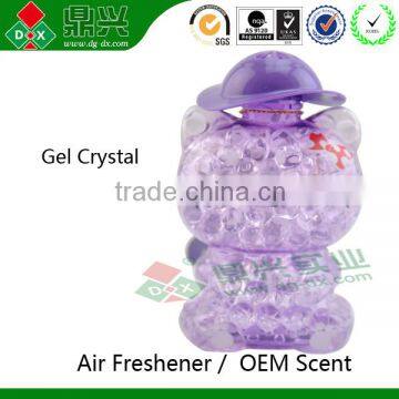 Funny Shape Plastic Custom aroma gel freshener for Car